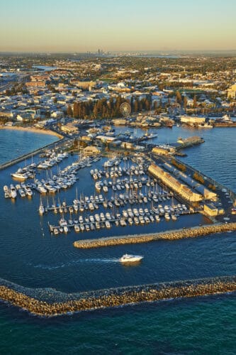 Aerial view of Fremantle